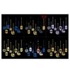 8Pieces Eid Holiday Hanging Decoration Ornaments Pendants for Home and Office Card Paper Hanging Pendant