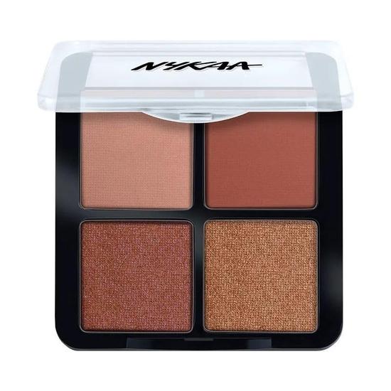 

Nykaa Cosmetics Eyes On Me! 4 in 1 Quad Eyeshadow Palette - Sunset Stroll