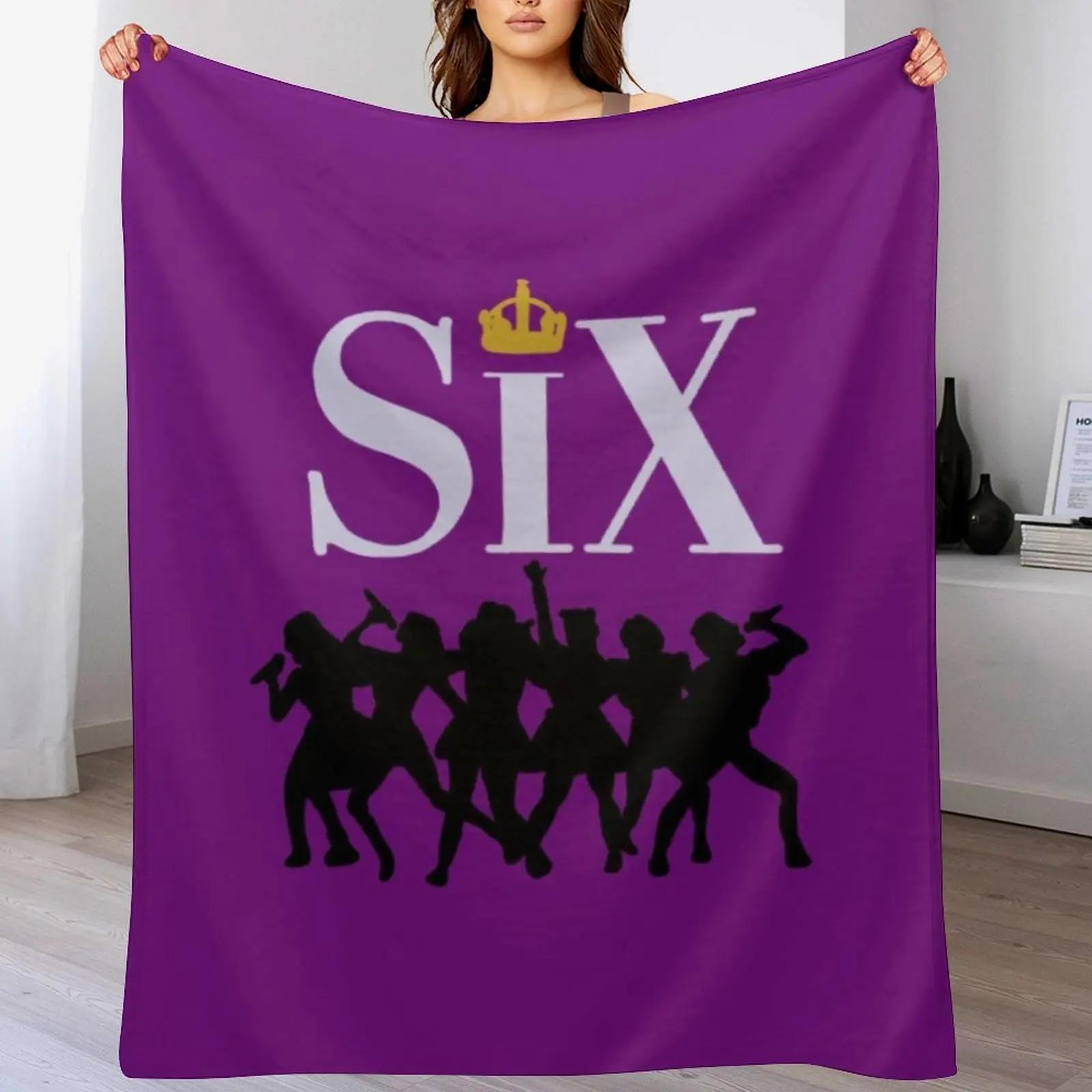 six the musical playbill Throw Blanket Mens Soft Warm Throw Blanket for Couch 102x76cm(40x30in)