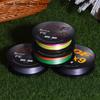 9 Braids PE Braided Fishing Line Wear-Resistant for Freshwater And Saltwater Rainbow & Gray Colors