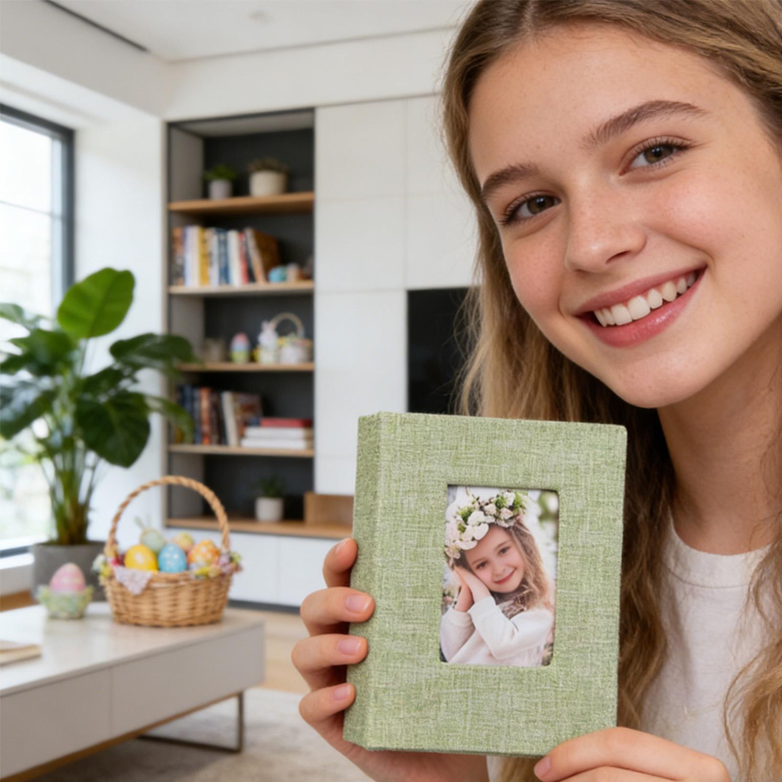 Тканевая обложка Гриль 4R 6-дюймовый 100-страничный фотоальбом One Size