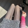 Women Lace Patterned Fishnet Tights High Waist Fishnets Leggings Net Stockings Pantyhose Thigh High Stockings Hosiery
