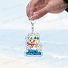 Cute Manga Sameko Saba Keychain Llavero Accessories Bag Cute Anime Kawaii Farming Charm Women's Keyrings Fans Gift