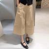 ZANZEA Women Casual Solid Color Loose A-Line Capri Pants