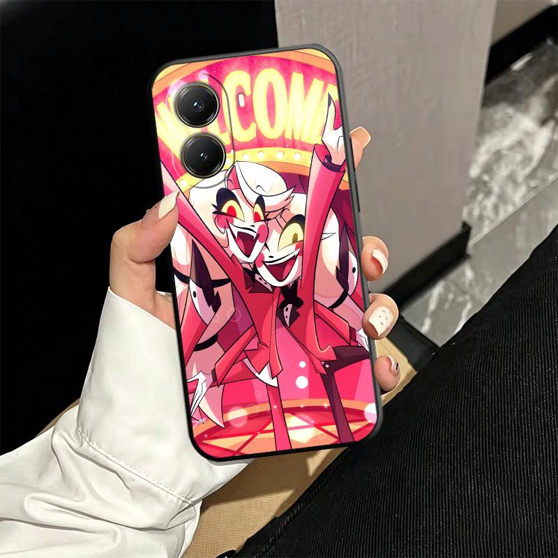 Hazbin Hotel Anime Soft Phone Case for Xiaomi Poco X5 X6 X7 X8 Pro Max X3 F7 F8 Ultra M8 M7 M6 M5 Redmi 15 15C 14C 13C 12C X4 F6