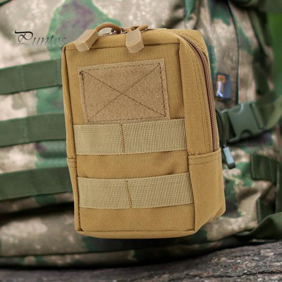 

Нейлонова водонепроникна поясна сумка Fanny Pack Система MOLLE Органайзер-тримач для мобільного телефону для кемпінгу на відкритому повітрі Піші прогулянки Подорожі червоний