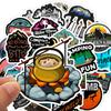 50 Outdoor Scenery Travel Case Trolley Case Car Skateboard Cartoon Travel Adventure Stickers Waterproof