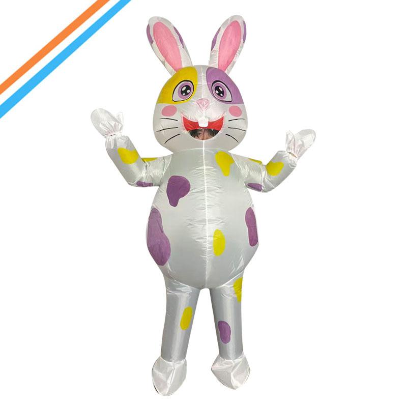 Christmas Explosive Suit Cartoon Doll Performance Atmosphere Props Easter Cute Egg Rabbit Inflatable Costume