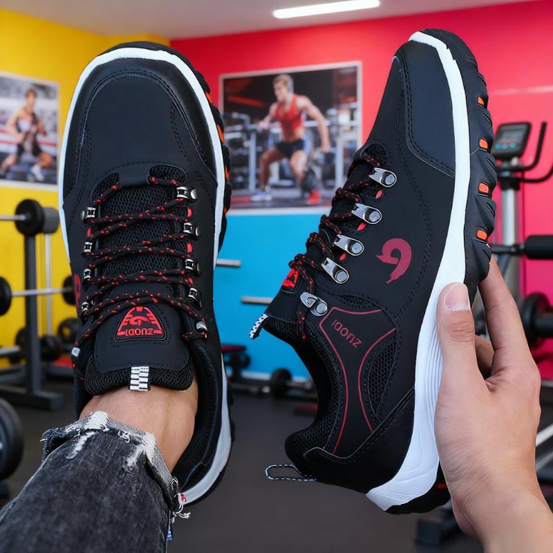 Lässige Herren-Sneaker Atmungsaktive Wander- und Walkingschuhe Frühling und Sommer Langlebige Wasserdichte Outdoor-Schuhe Vulkanisierte Herrenschuhe