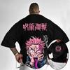 Camisetas para Hombre Camisetas con Estampado de Anime Jujutsu Kaisen Camisetas para Hombre Villano Ryomen Sukuna HIP HOP Street Camisa de Algodón para Hombres Mujeres Tops de Verano Ropa