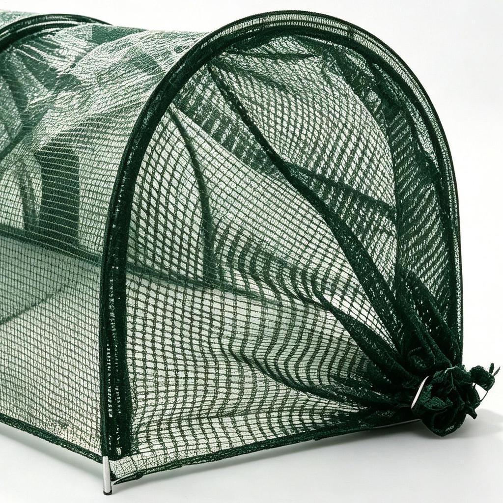 Chicken Tunnel Foldable Long Quick Installation Flexible Yard Outside Chicken Tunnels for Ducks Geese Rabbits Small Pets Chicks