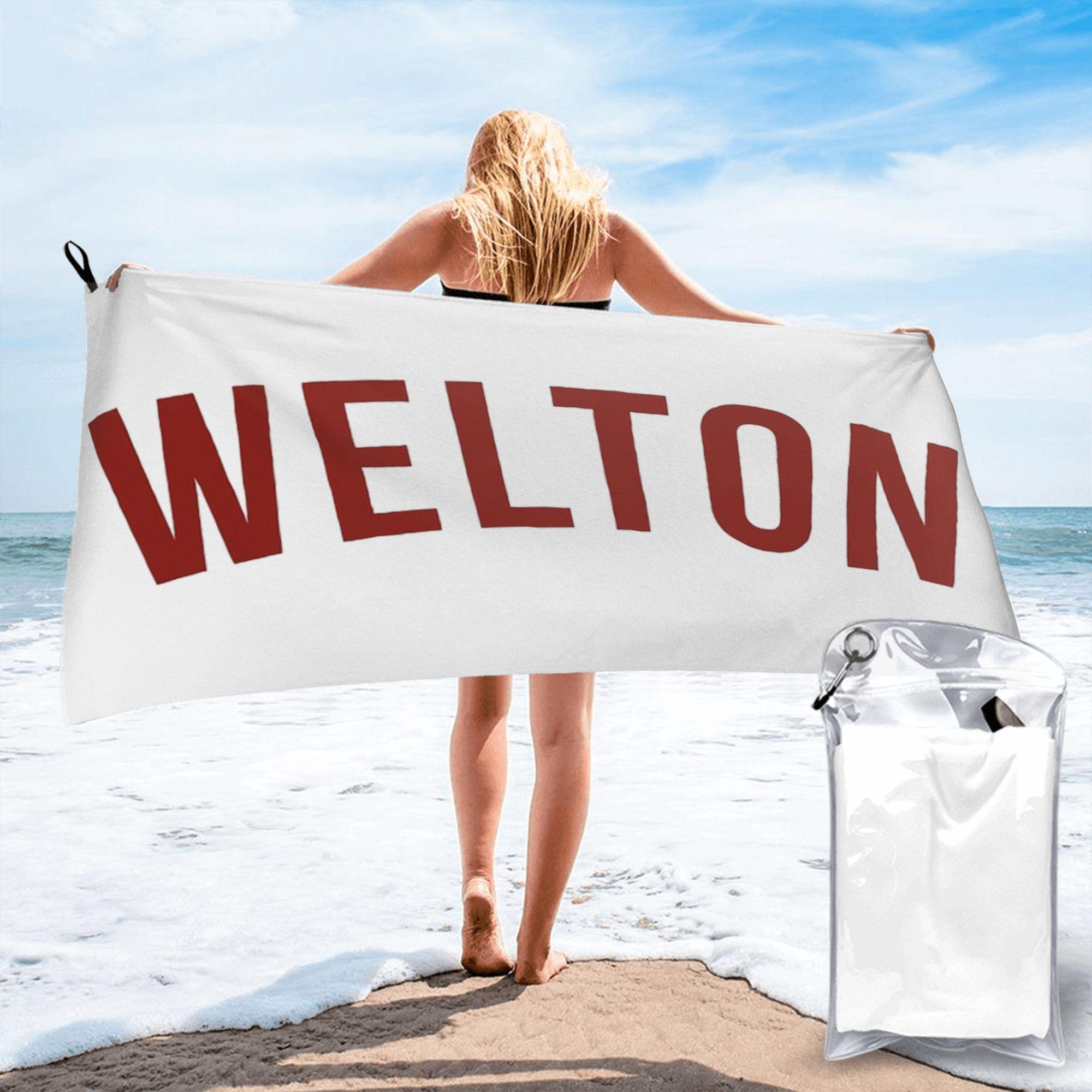 

Dead Poets Society- Welton Logo Beach Towel Soft Microfiber Quick Dry Absorbent Quick Towels For Bath W40*H60(CM)