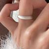 BF CLUB 925 Sterling Rings for Women Fashion Geometric Handmade Irregular Narrow Ring Party Christmas Gift