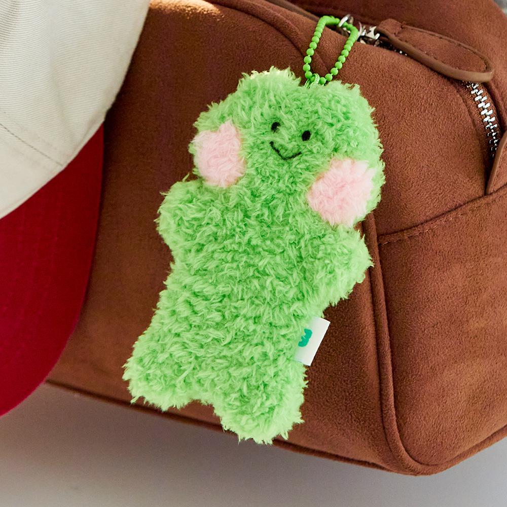 Line Friends Rennini Stay With Minini Plush Lip Pouch Keyring