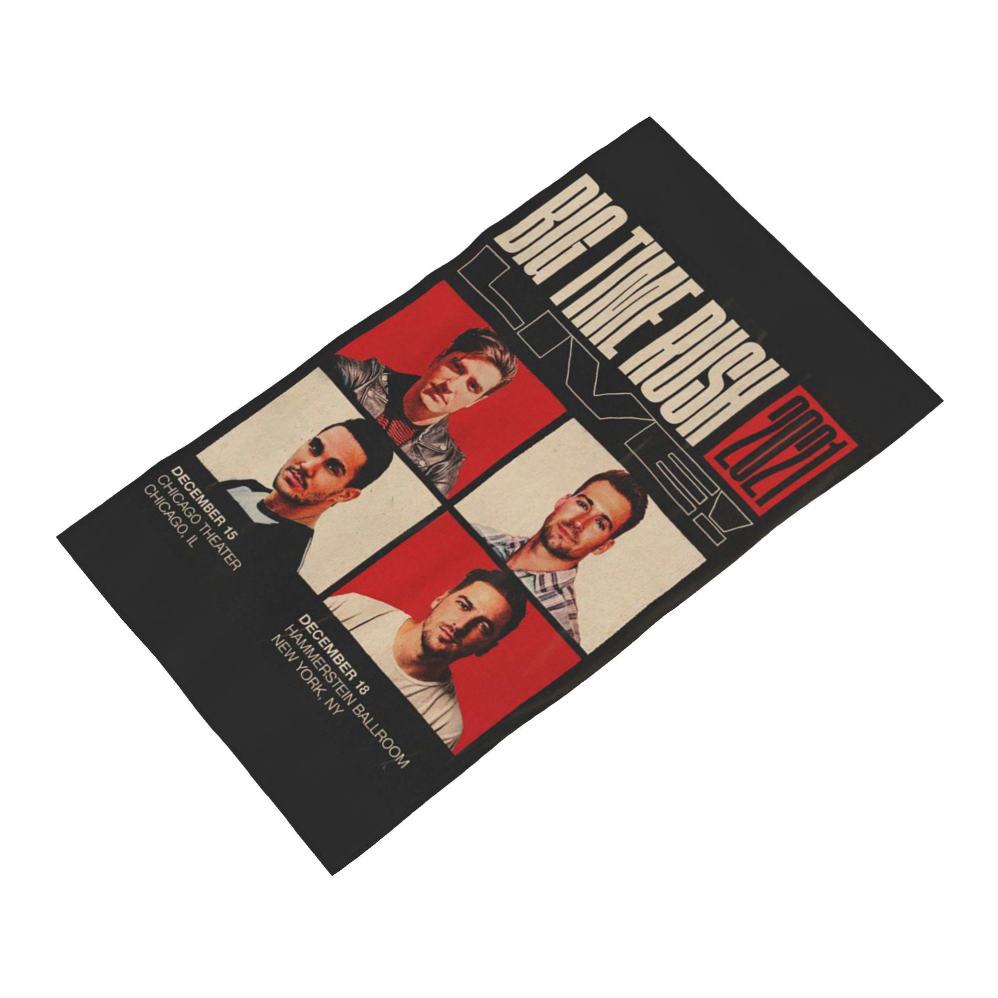 Ka Chen Muxi White Big Time Rush Btr Band Music Soft Face Towel Quick Dry Pool Bath Cotton Towels Breathable
