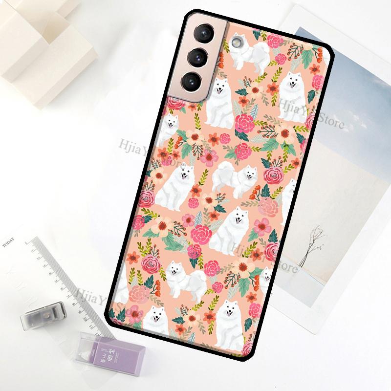 Japanese Spitz Dog Case For Samsung Galaxy S23 Ultra Note 20 10 S9 S10 Plus S20 S21 FE S22 Ultra Phone Cover