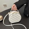 Women's niche design Internet celebrity handbag 2025 spring new versatile ins shoulder messenger bag small round bag women