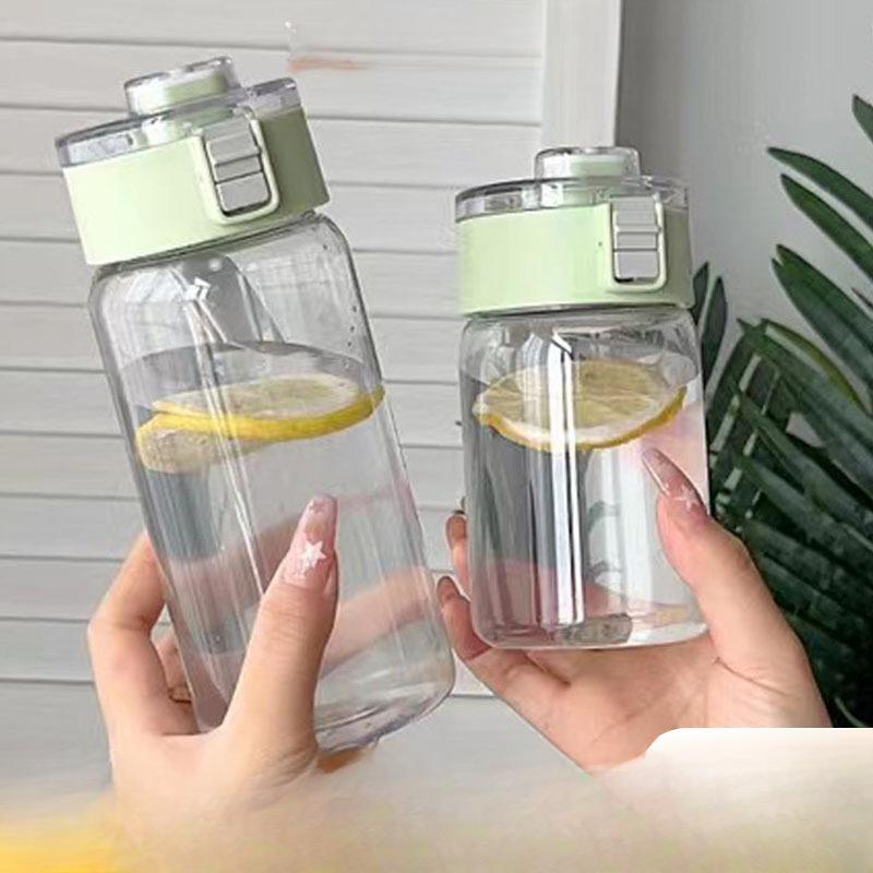 Wasserbecher, große Kapazität, handlicher Becher, tragbarer Sport-Wasserbecher für Sommer-Studenten