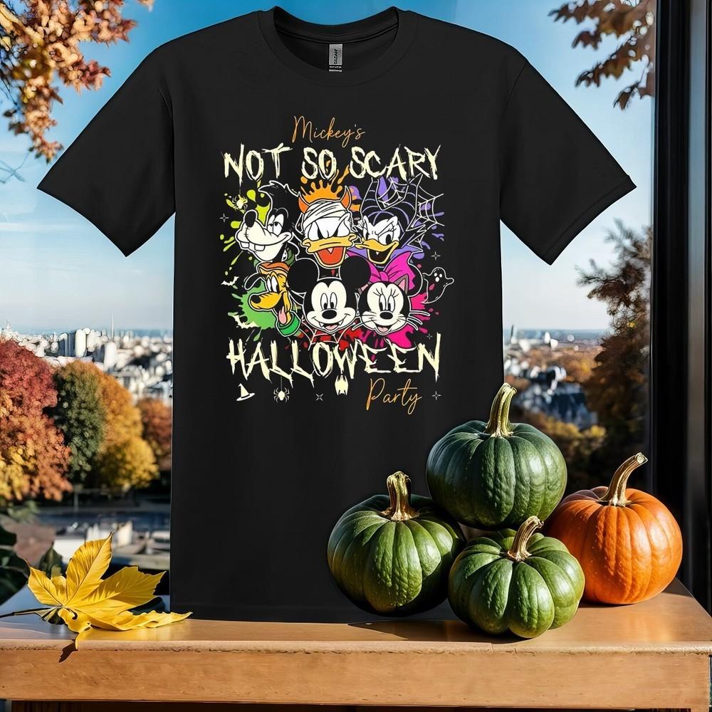 

Mickey’s Not So Scary Halloween T-shirt T shirt Men Women Unisex Tshirt SY537 L