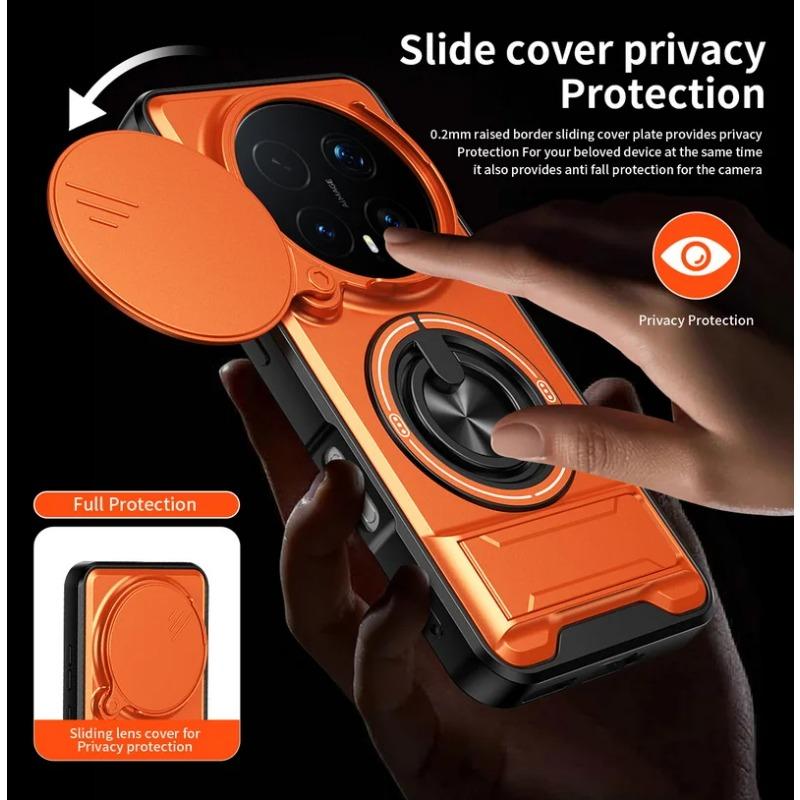 2 in 1 Ring Grip Magnetic Case for Honor Magic 8 Pro 7 6 Lite X9d X9c X9b X8 X8c X7b X7c X6c Car Mount Holder Shockproof Cover