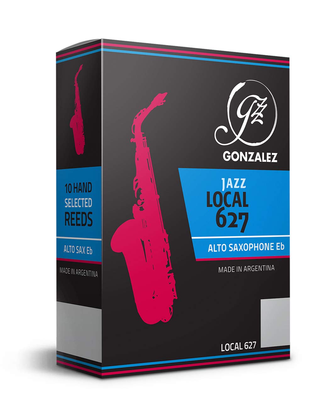 

Gonzalez Reeds Jazz Local 627 Model Alto Saxophone Reed, Local 627 (3-12)