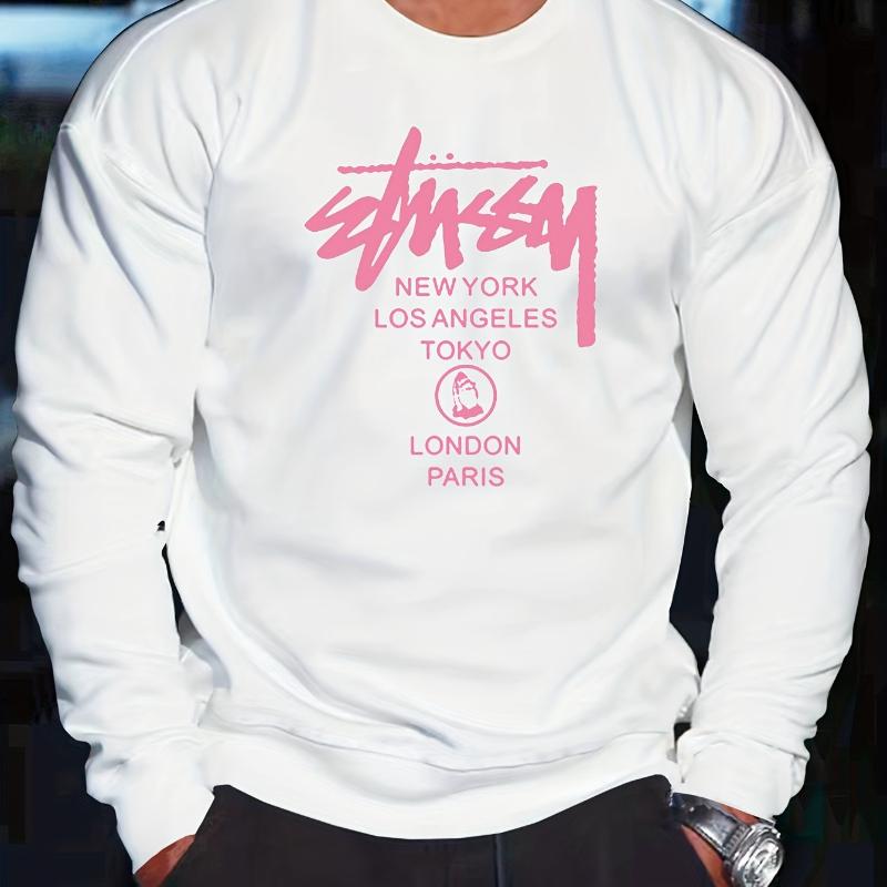 

Men s Crew Neck Sweatshirt, Wrinkle-Resistant & Versatile, Suitable for Office & Date S