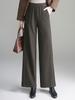 Winter 2025 Mom's Thickened Wide-Leg Pants for Middle-Aged & Elderly Women - Stylish, Warm, Casual Long Pants