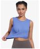 Women's Sexy Sleeveless Sports Crop Top - Yoga & Running Fitness Vest
