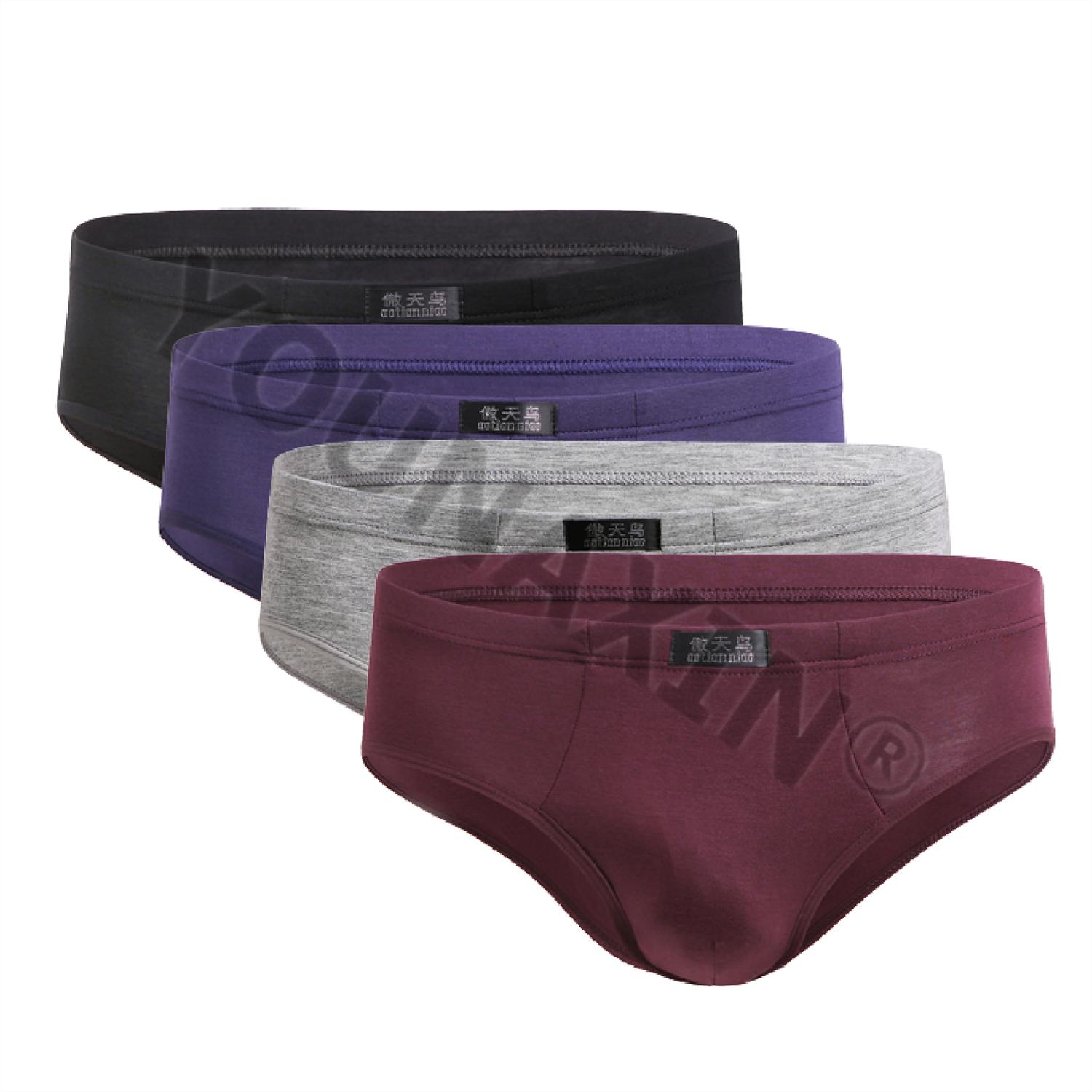 

4 шт., сексуальные трусы большого размера, мужское нижнее белье, мужские большие трусики, трусы из модала, L, XL, 2XL, 3XL, 4XL, 5XL 3XL чёрный/синий