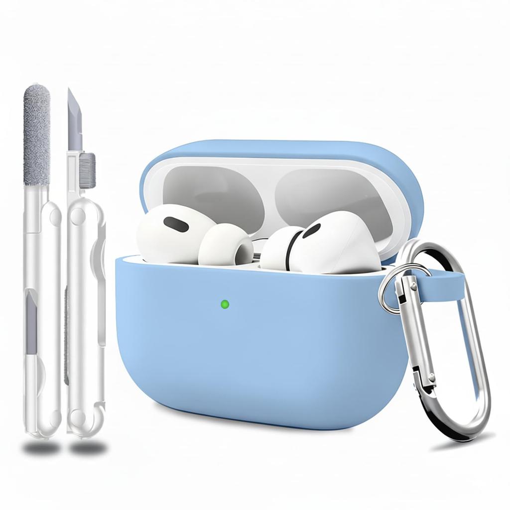 Für AirPods Pro 3. Generation Hülle Neue Weiche Silikonhülle für AirPods Pro 3 Schutzhülle mit Reinigungsset für AirPods Pro 3