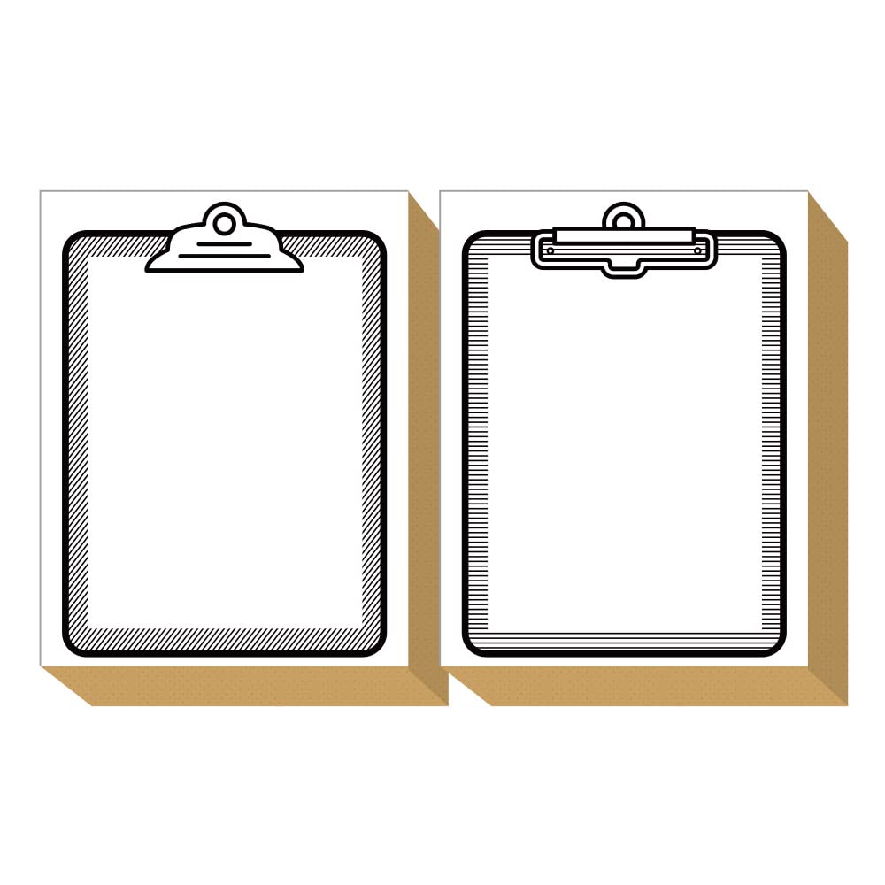 

Cute and stylish wooden rubber stamp set with sticky made in Japan binder, clipboard, file, menu, memo, note, clip, work, office, gift, (#47) белый