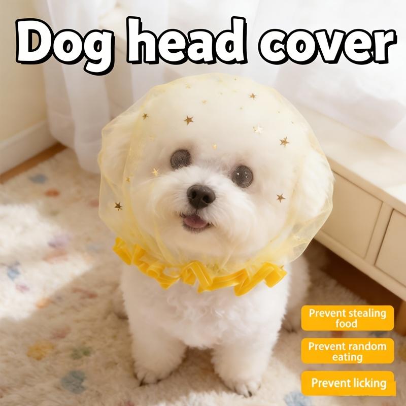 Soft Breathable Dog Muzzle Set (2Pcs), Cute Anti-Ingestion & Anti-Licking Mask for Small & Medium Breeds