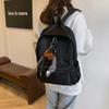 Leisure commuting college style large capacity women's backpack 2025 new leopard print back bag travel bag
