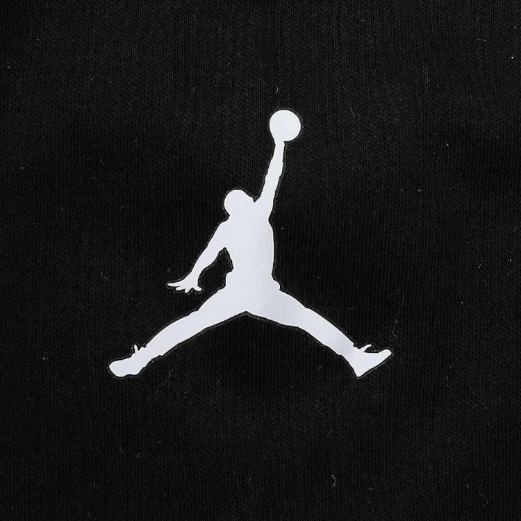 Jordan Logo Letter Round Neck Casual Short Sleeve T-Shirt Kids Tops Black HQ8157-010
