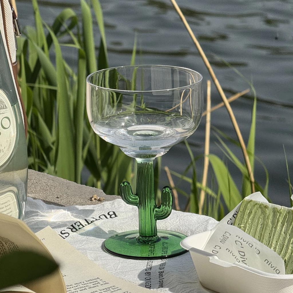 Kaufe Kreativer Kaktus-Kelch, Kristallglas-Cocktailglas, Martiniglas, Hochwertiges Rotweinglas zum Preis ab 26