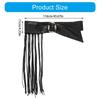 Adjustable Punk Yuppie Belt With Fringe Stylish Fringe For Gothic Outfits And Music Festivals