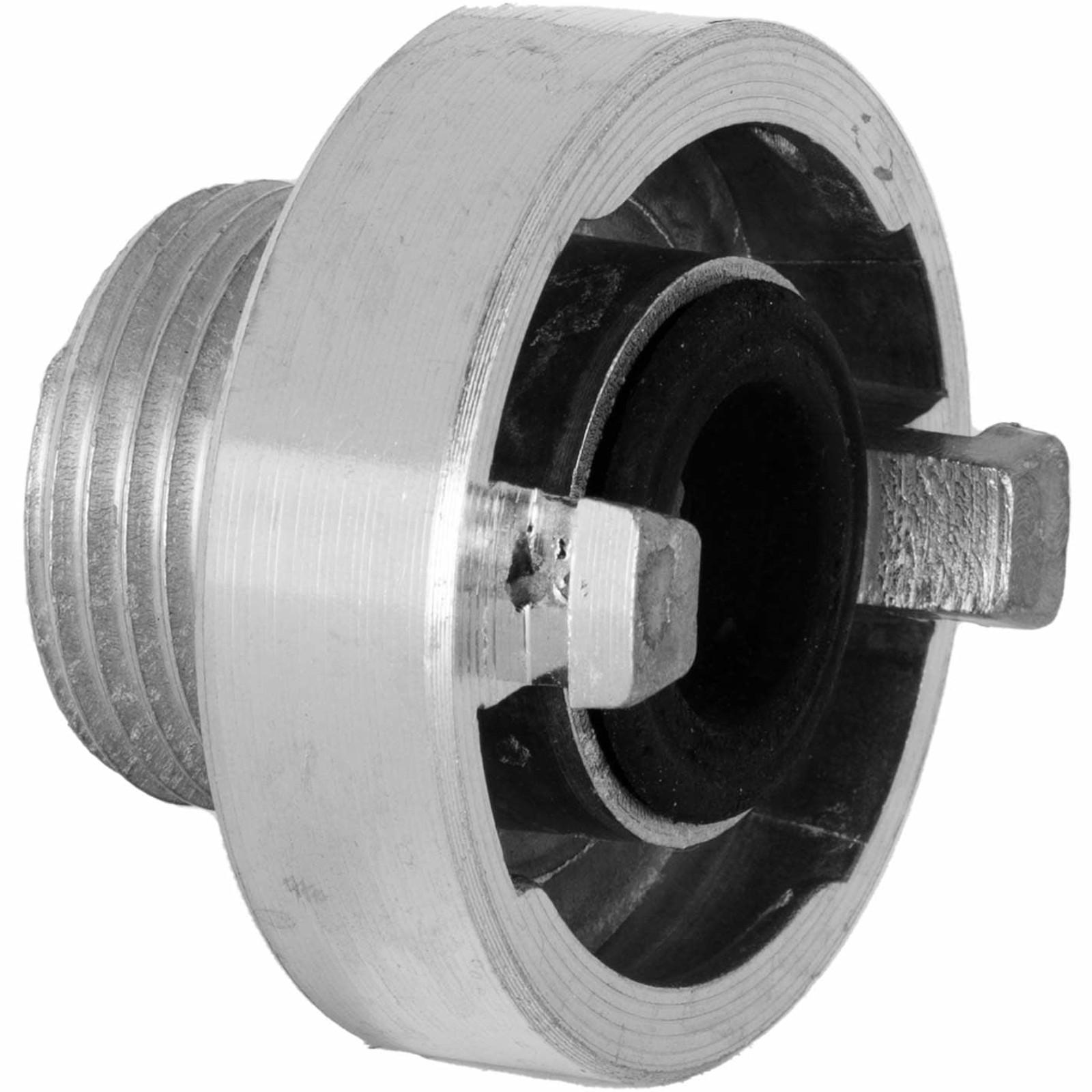 Fire hose connector with external thread storz D 1 25 mm