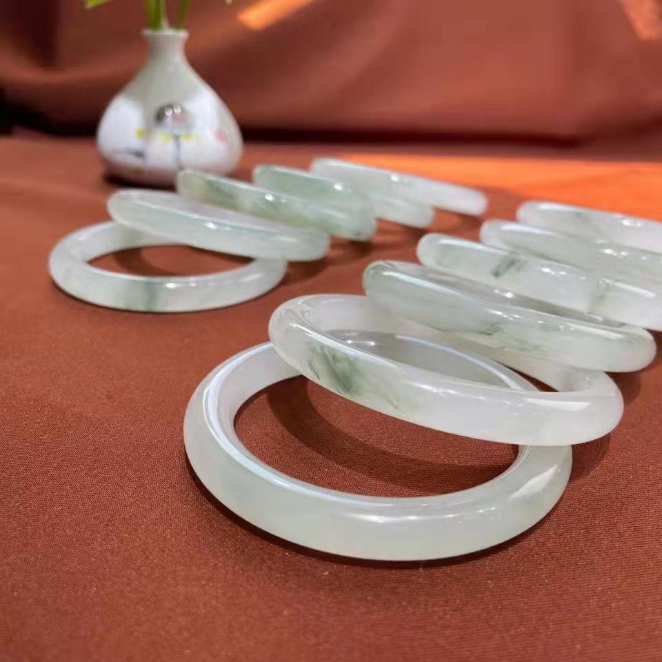 1 st Naturlig Jade armring Fashionabla charm Jade armring kvinnors present