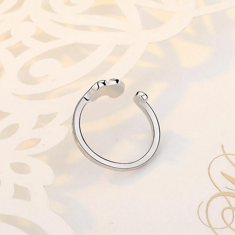 

Sterling Silver Adjustable Jewellery Gift UK Women Girls Ring 925 Cute Elephant