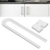 Sliding Cabinet Locks Child Proof UShaped Adjustable Baby Safety Locks for Drawers Refrigerators
