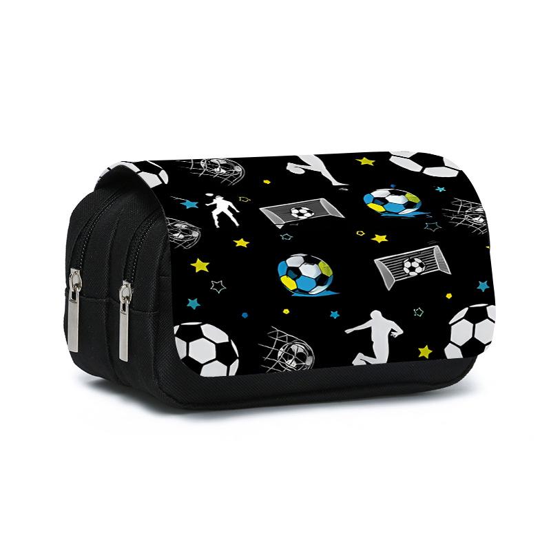

Football 3D Print Large-Capacity Flip-Top Pencil Case Double-Layer Flip-Top Pencil Case