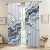 2 Pack White and Gold Marble Print Door Curtains - Suitable for Living Room   Bedroom   Office   Kitchen Machine Washable Polyester