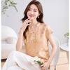 ORIGIN Chinese Style Printed Short Sleeve Shirt