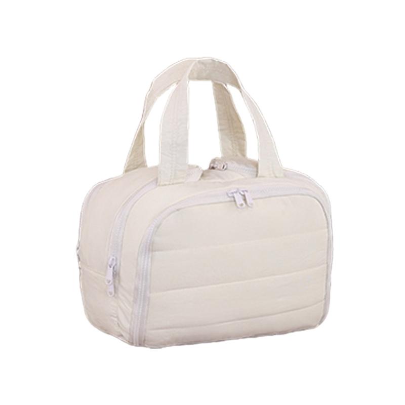 Travel Friendly Makeup Storage Bag With Multiple Compartments Waterproof Materials Cosmetic Organizers for Women