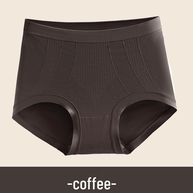 

Mizhai Seamless Plus Size Women s Mid-Waist Autumn/Winter Underwear, 200 Jin Capacity, Antibacterial Mulberry Silk Crotch. XL (for 120-150 jin)