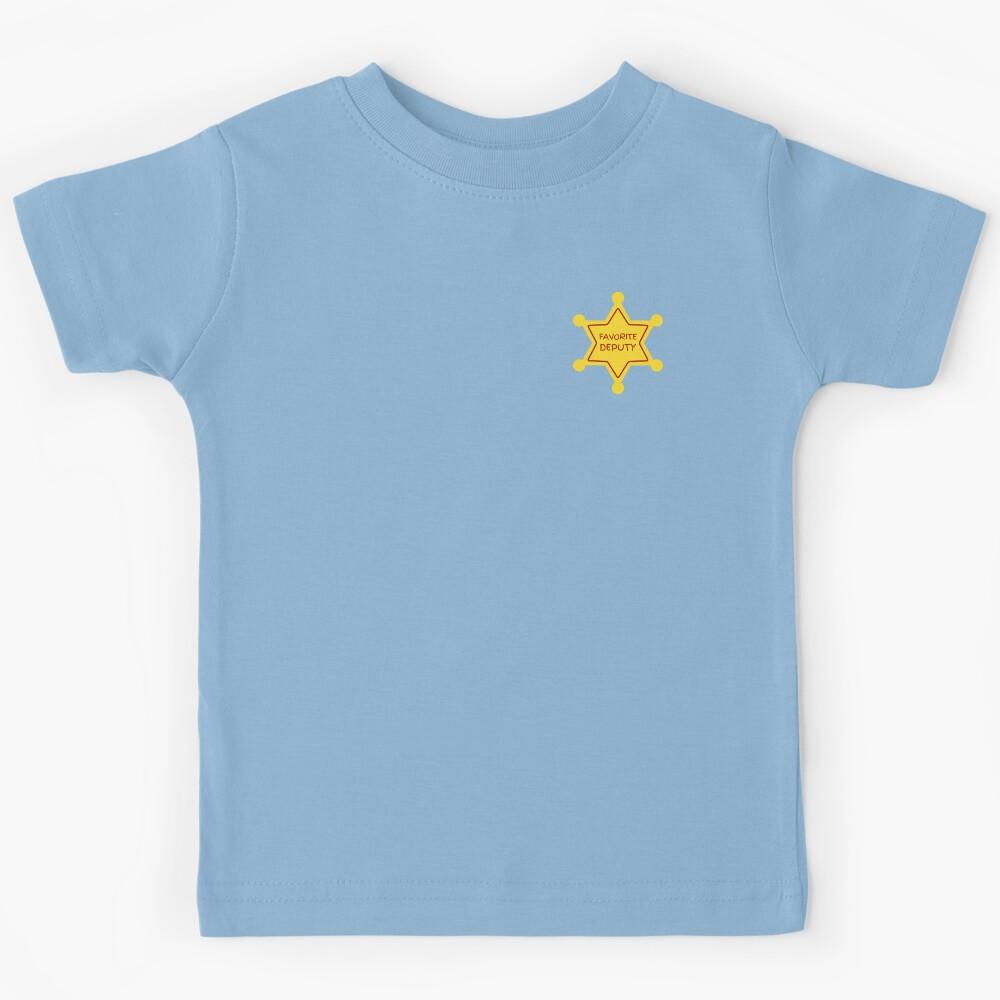Favorite Deputy Star Badge, from Sheriff Woody Kids T-Shirt 100