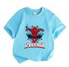 Kids Boys Girls Crew Neck Short Sleeve 100% Cotton T-Shirt, Classic Cartoon Spider Graphic Print Casual Comfortable Soft Tee For Daily Wear School Hom