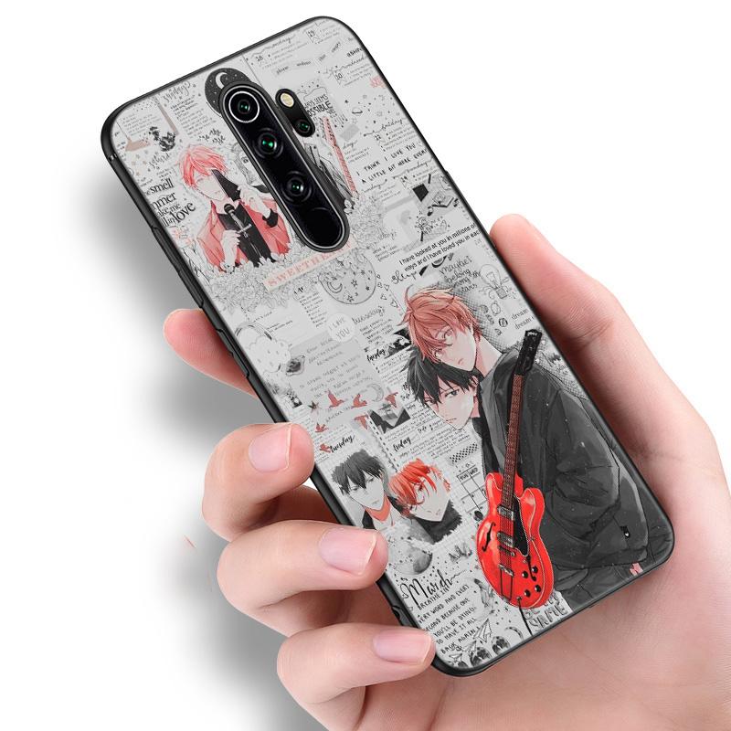 Gegeben Yaoi Anime Silikon Handyhülle Für Xiaomi Redmi Note 11 10 9 8 Pro 11T 10T 10S 9S 8T 9 9A 9C 9T Schwarz Weiche Hülle Coque