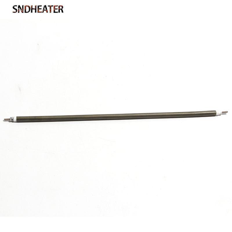 LUJINXUN 300W Air Heater Tube 340/345/350/355/360mm Electric Oven Heating Pipe 6.6mm Green 304SS 110V/220V 300W/350W 2pcs/lot