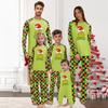 Christmas Prints Family Matching Long Sleeve Tops+Pants Set Family Matching Sets